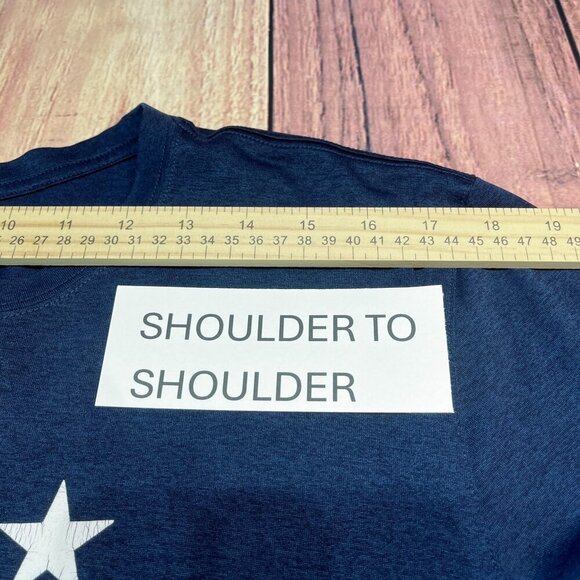 The Nike Tee Blue USA Logo Athletic Cut T Shirt, L - Picture 6 of 10